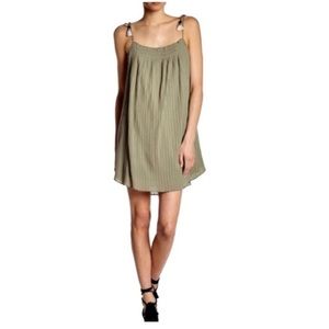 NWT Joie Lilliana Mini Dress Army Green Boho  S